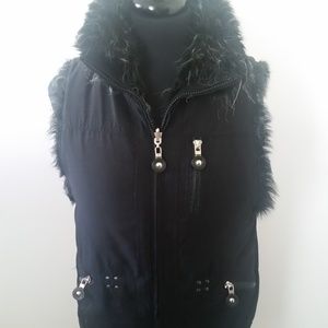 jamie sadock black vest M